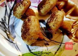 蘑菇饼的做法图解8