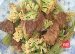 肉片炒花菜的做法图解6