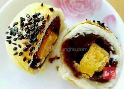 豆沙蛋黄酥的做法图解14