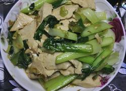 油菜烧豆腐