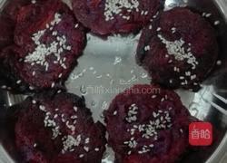 奶香紫薯饼的做法图解5