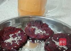 奶香紫薯饼的做法图解4