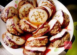 藕丁蒸茄盒的做法图解13