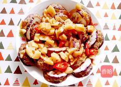 藕丁蒸茄盒的做法图解14