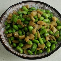 萝卜干炒毛豆的做法[图]