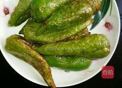 酱焖虎皮椒的做法图解3