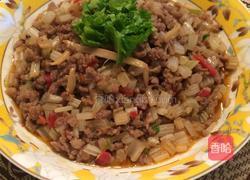 酸笋芹菜牛肉末的做法图解9