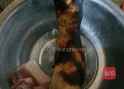 云豆烧猪蹄的做法图解1