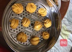 南瓜花卷的做法图解6