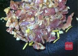 肉炒木耳山药的做法图解4