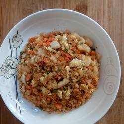 五彩缤纷炒馍花的做法[图]