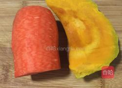 南瓜胡萝卜羹的做法图解1