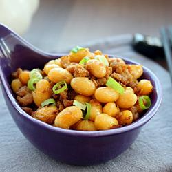 肉末黄豆的做法[图]