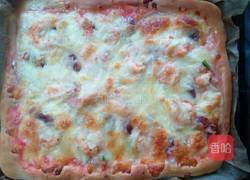 鲜虾披萨的做法图解11