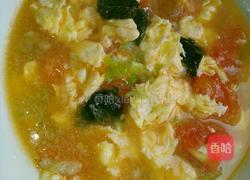 薄荷柿子鸡蛋汤的做法图解4