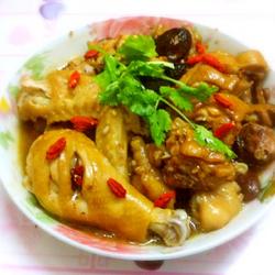 香菇瑶柱蒸鸡的做法[图]