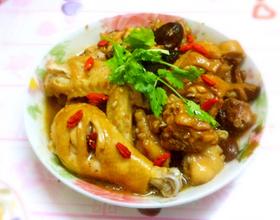 香菇瑶柱蒸鸡[图]
