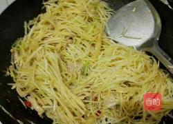 白萝卜炒肉丝的做法图解4