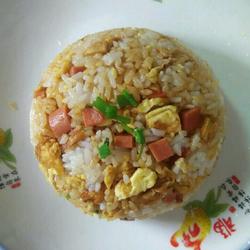 鸡蛋火腿炒饭的做法[图]