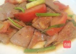 番茄炒猪肝的做法图解8