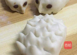 小刺猬豆沙包的做法图解8