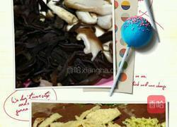 木耳香菇炒豆腐的做法图解1