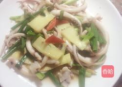 酸笋鱿鱼须的做法图解6