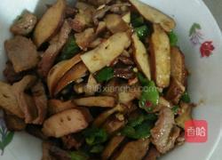 豆腐干炒肉片的做法图解4