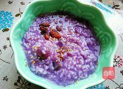 营养早餐之紫薯粥的做法图解13