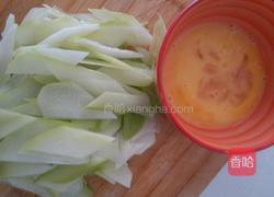 佛手瓜炒鸡蛋的做法图解2