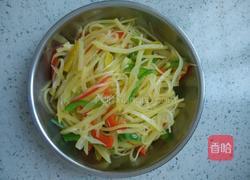 三椒土豆丝的做法图解5