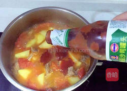 番茄炖牛肉的做法图解7