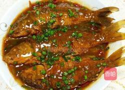 红烧鲫鱼的做法图解12