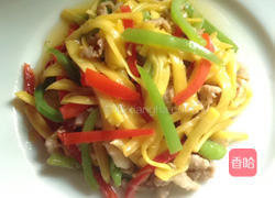 菠萝蜜丝炒肉的做法图解5