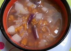 糯米姜糖黄紫薯淮山粥
