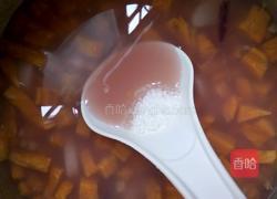 糯米姜糖黄紫薯淮山粥的做法图解4