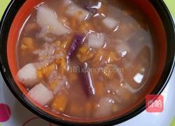 糯米姜糖黄紫薯淮山粥的做法图解5