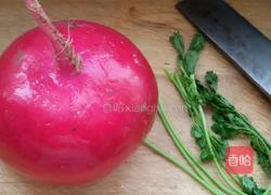 羊肉片氽萝卜的做法图解1