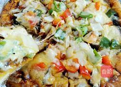 奥尔良鸡腿香菇披萨的做法图解13