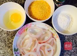 黄金鱿鱼圈的做法图解1