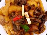 狗肉炆土豆
