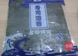 蟹柳紫菜卷的做法图解1