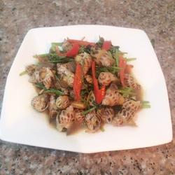 爆炒花螺的做法[图]