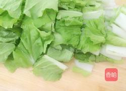 素炒小白菜的做法图解2