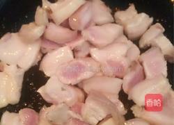 花菜炒五花肉的做法图解5