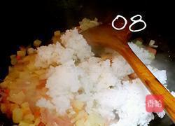 土豆培根炒饭的做法图解9