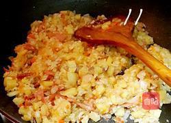 土豆培根炒饭的做法图解12