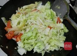 番茄鸡蛋炒白菜的做法图解7