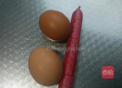 香肠鸡蛋饼的做法图解1