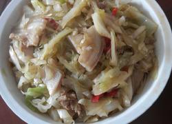 五花肉炖包菜